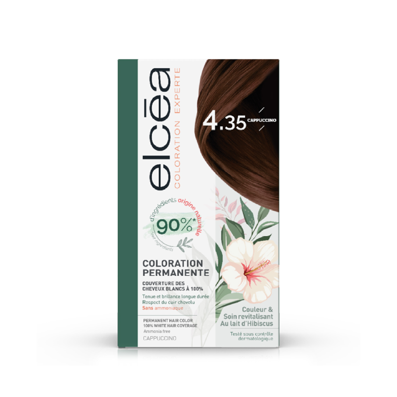 Elcea-Coloration-Permanente-CAPPUCCINO-N°4.35.png ELCEA 4.35 CAPPUCINO – Image 1