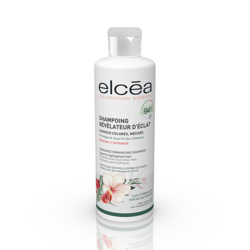 Elcea-Shampooing-Revelateur-Declat-Cheveux-Colores-250ml.png ELCEA SHAMP REVELAT ECLAT – Image 1