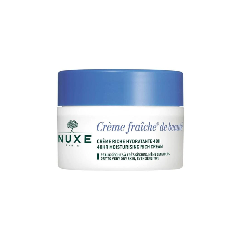 Creme-Fraiche-de-beaute-Creme-Riche-hydratante-50ml.png NUXE CR FRAI RICH 48H 50M – Image 1