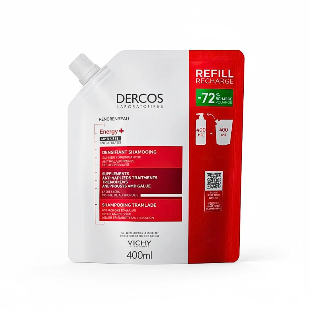 Dercos-Shamp-Energisant-Refill-Recharge-400ml DERCOS #CHUTE REFILL 400 – Image 1