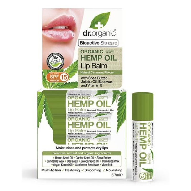 Dr-Organic-Baume-a-Levres-a-lHuile-de-Chanvre-57Ml.png DR ORGANIC BAUM LEV CHANV – Image 1