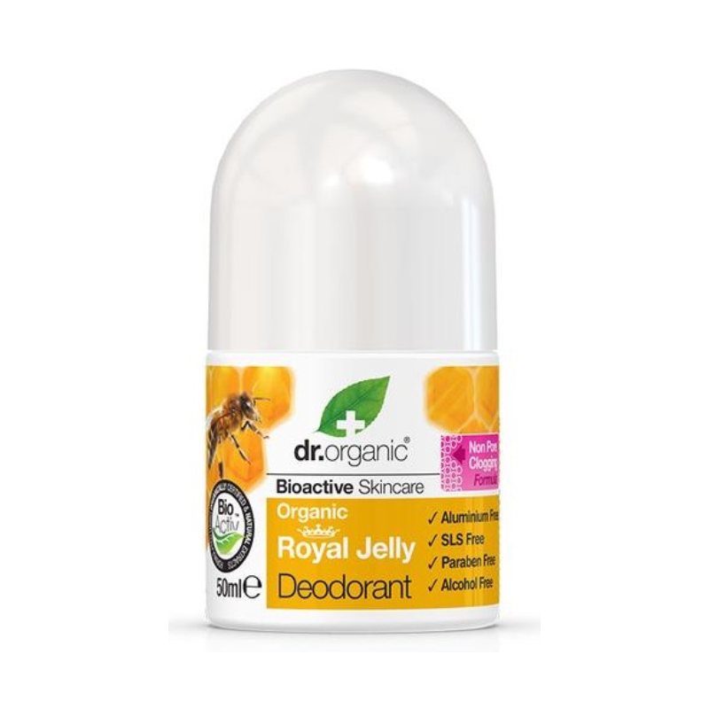 Dr-Organic-Deodorant-a-La-Gelee-Royale-50Ml.png DR ORGANIC DEO GELEE ROYA – Image 1