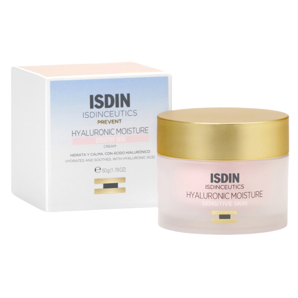 Isdin-Isdinceutics-Prevent-Hyaluronic-Moisture-Creme-Hydratante-Peau-Sensible-50g.jpg ISDIN HYALURONIC SENSITIV – Image 1