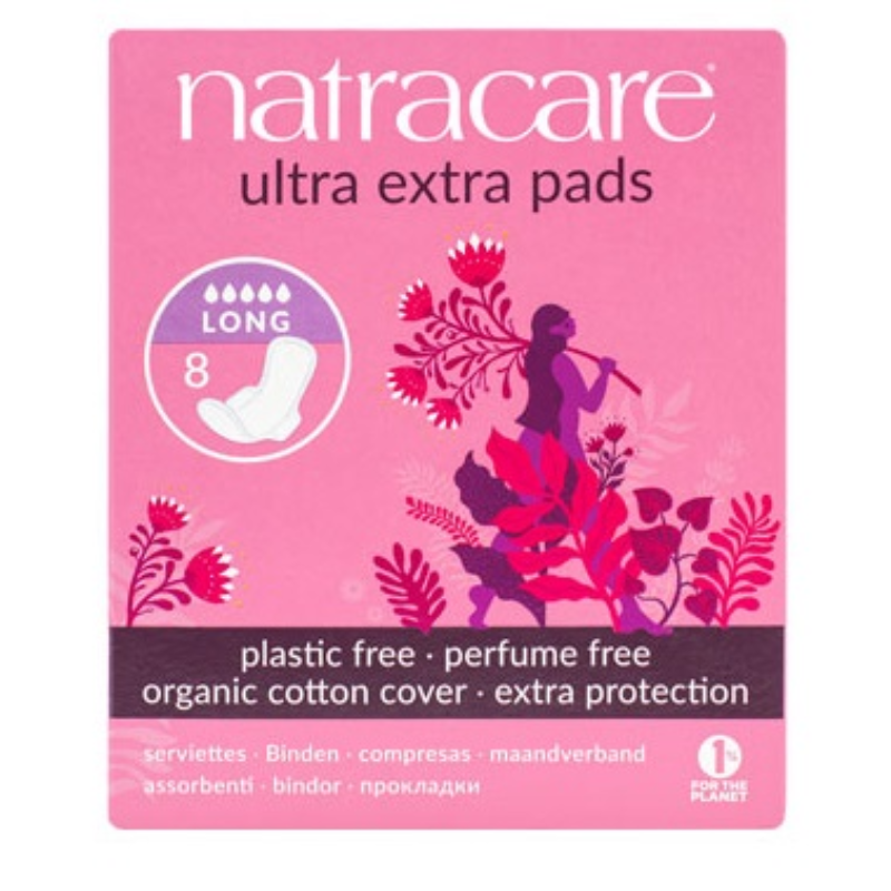 Natracare-Serviettes-Naturelles-Ultra-Extra-Long-8-Unites.png Natracare Serviettes Naturelles Ultra Extra Long 8 Unités – Image 1