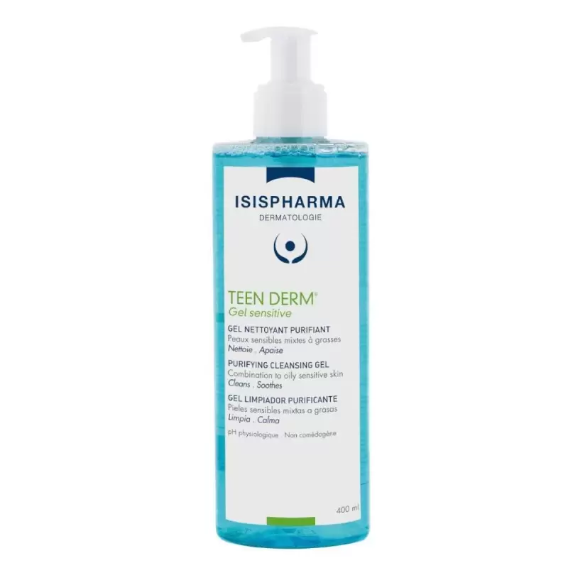 isis-pharma-teen-derm-gel-sensitive-400-ml-.webp TEEN DERM GEL SENSIT 400 – Image 1