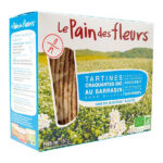 Le Pain des Fleurs Tartines Craquantes au Sarrasin sans Sel ni Sucres 150G