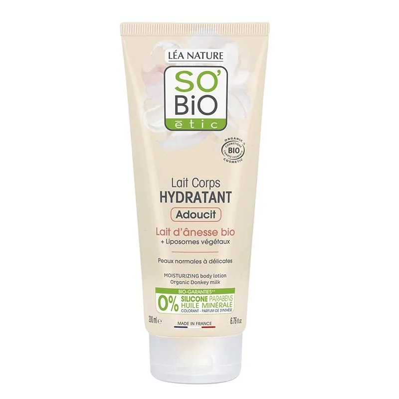 so-bio-lait-corps-hydratant-lait-danesse-200ml.webp SO BIO CR HYD P.SECH LAIT – Image 1